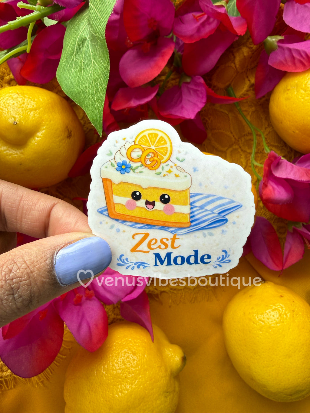 Zest Mode Lemon Sticker