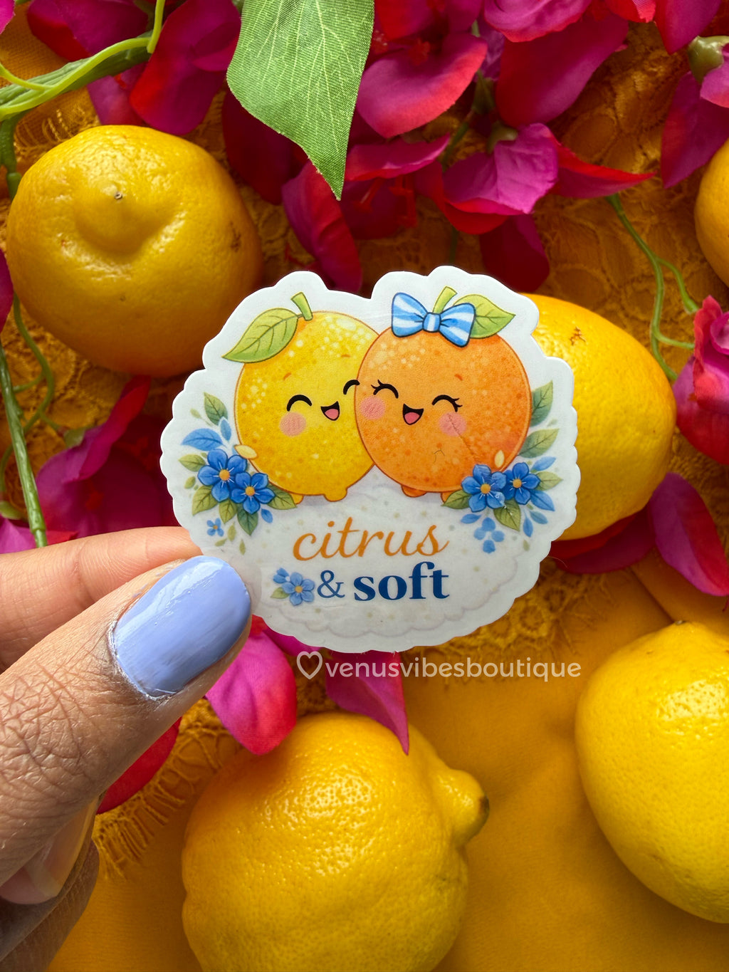 Citrus & Soft Lemon Sticker
