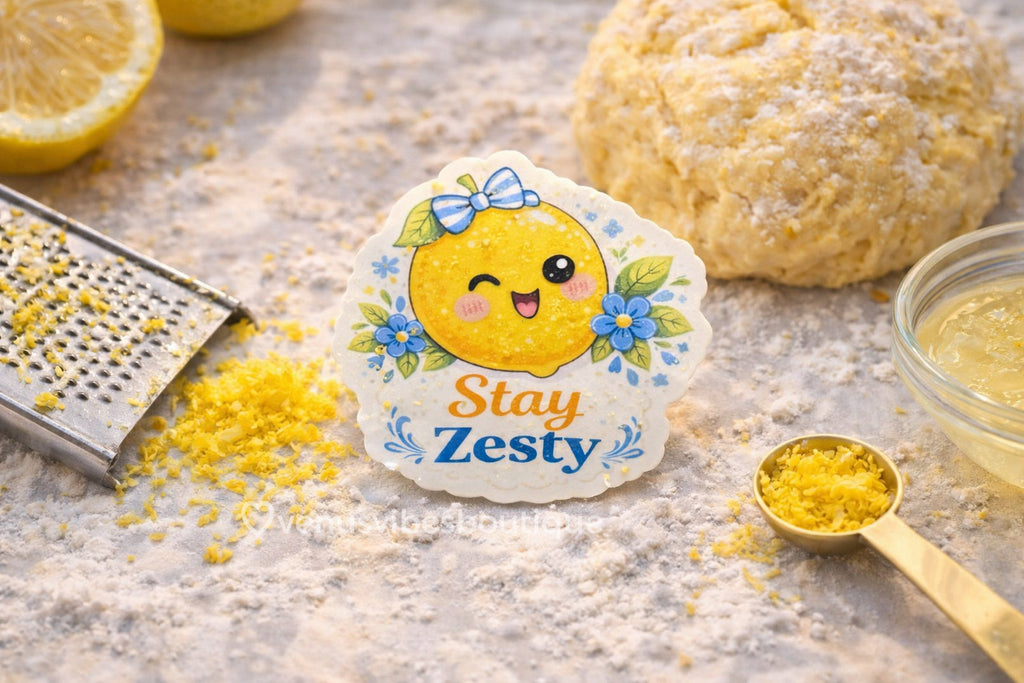 Stay Zesty Lemon Sticker