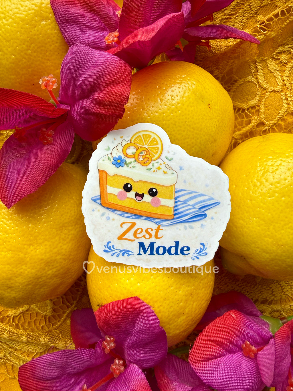 Zest Mode Lemon Sticker