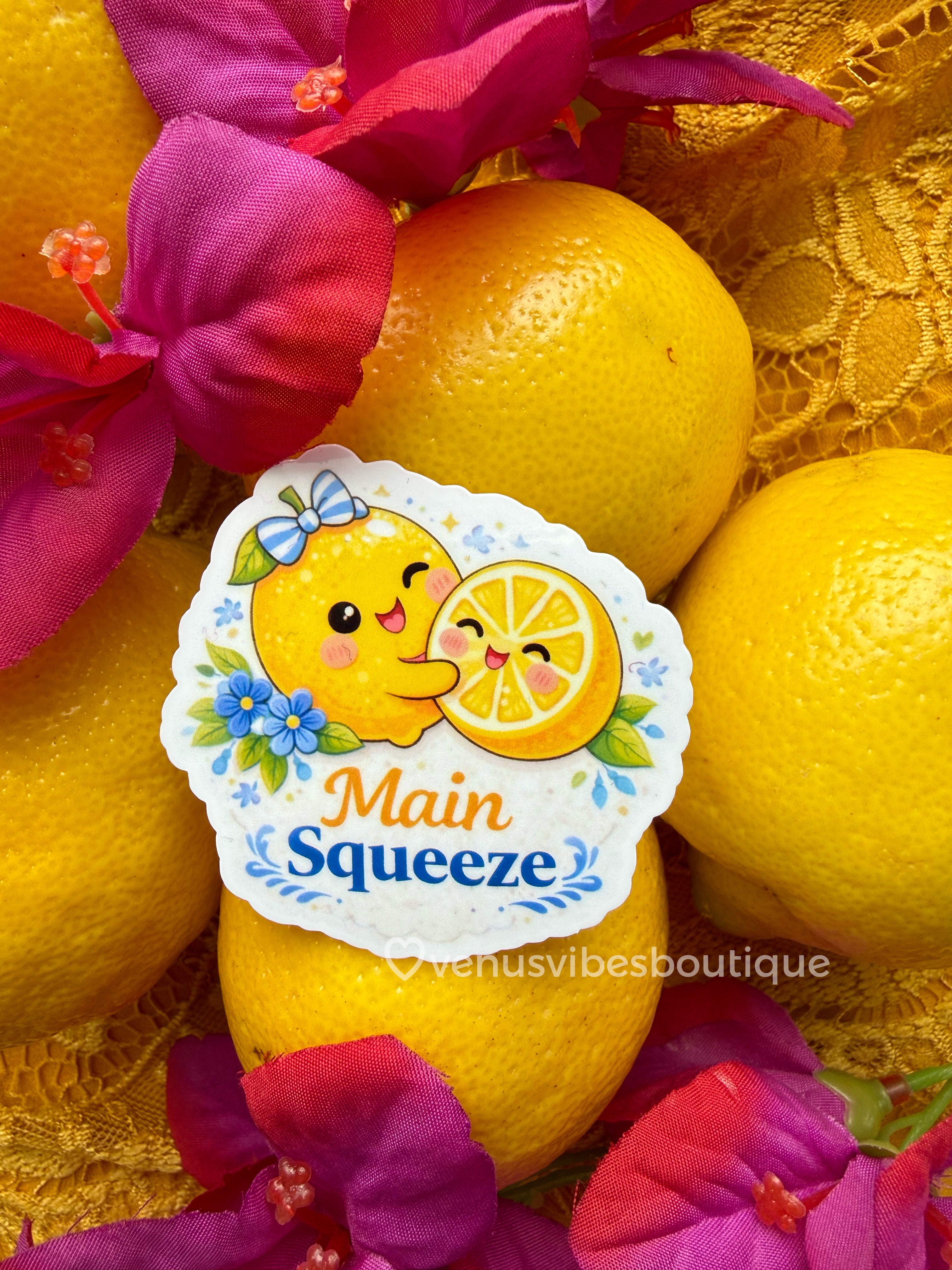 Main Squeeze Lemon Sticker