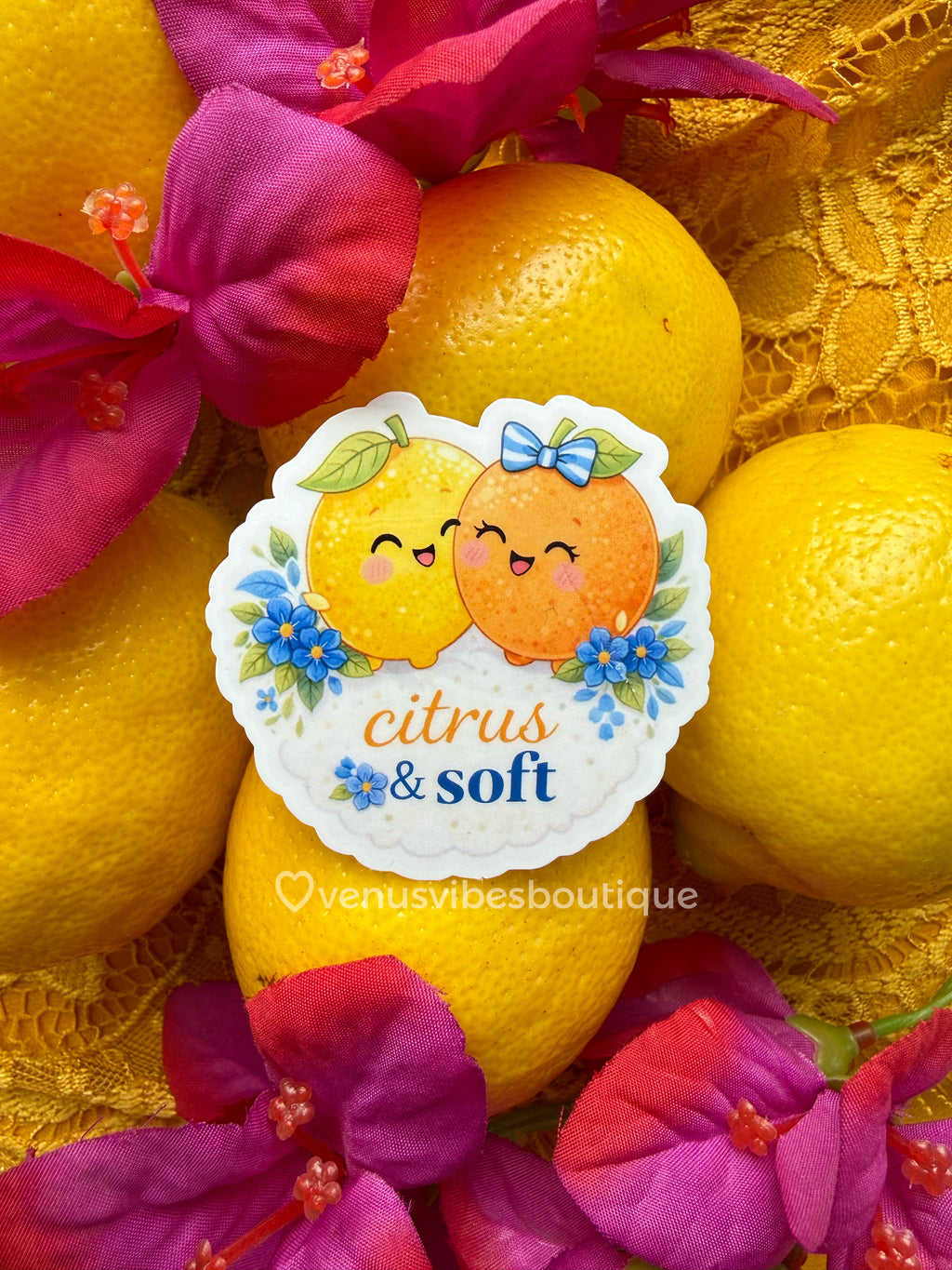 Citrus & Soft Lemon Sticker
