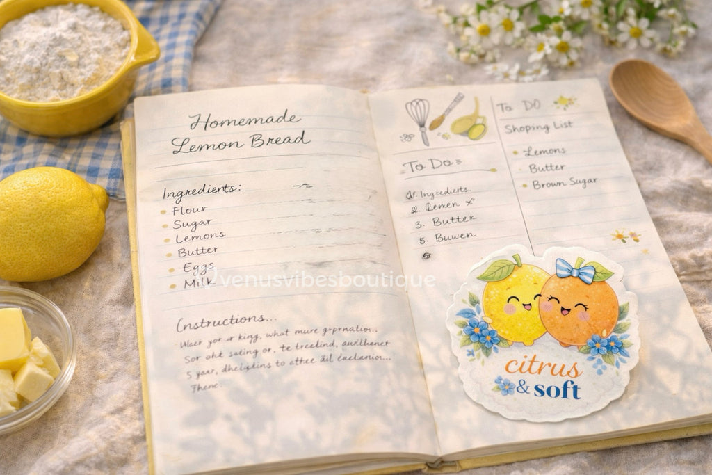 Citrus & Soft Lemon Sticker