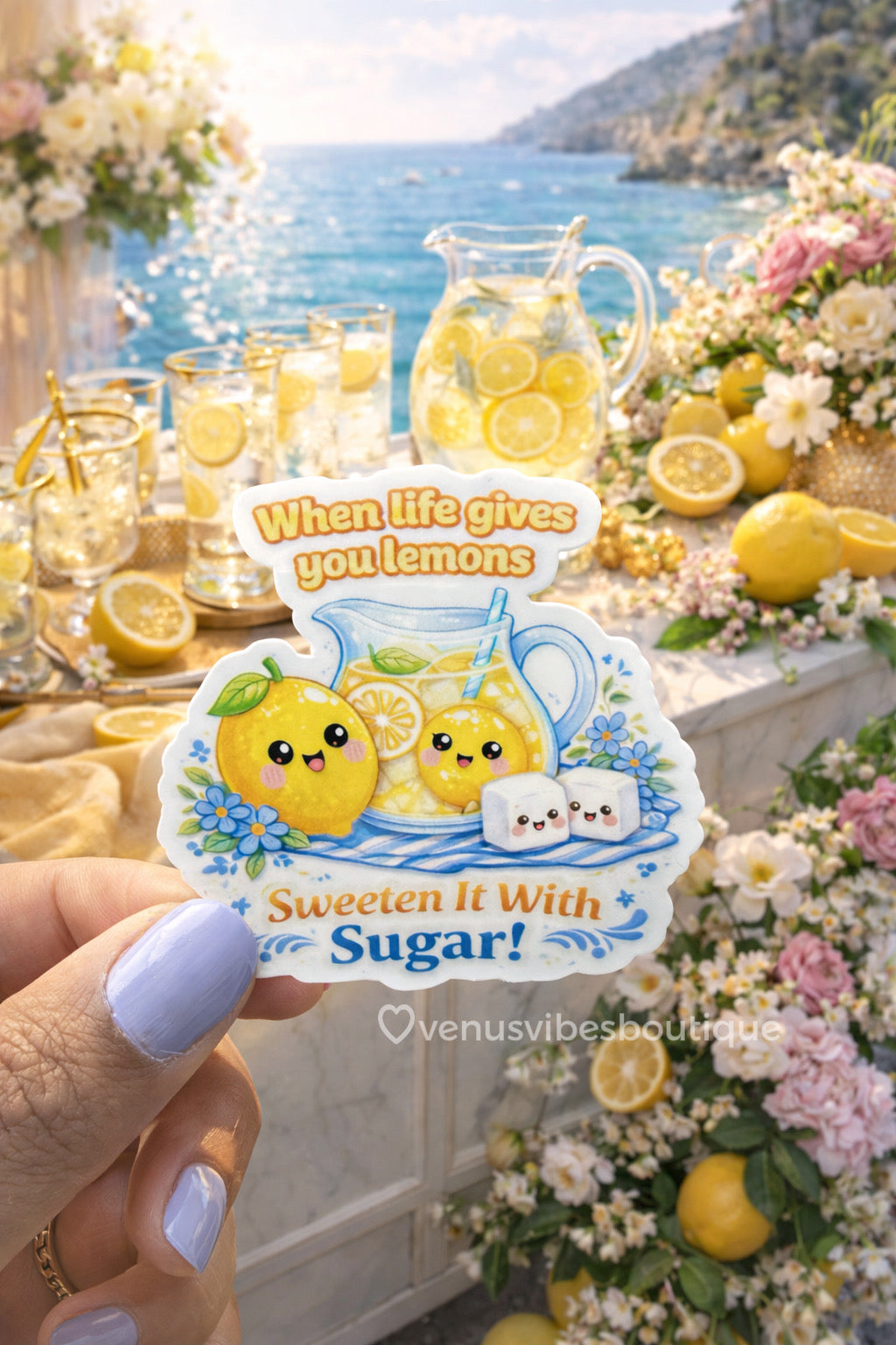 When Life Gives You Lemons Sticker