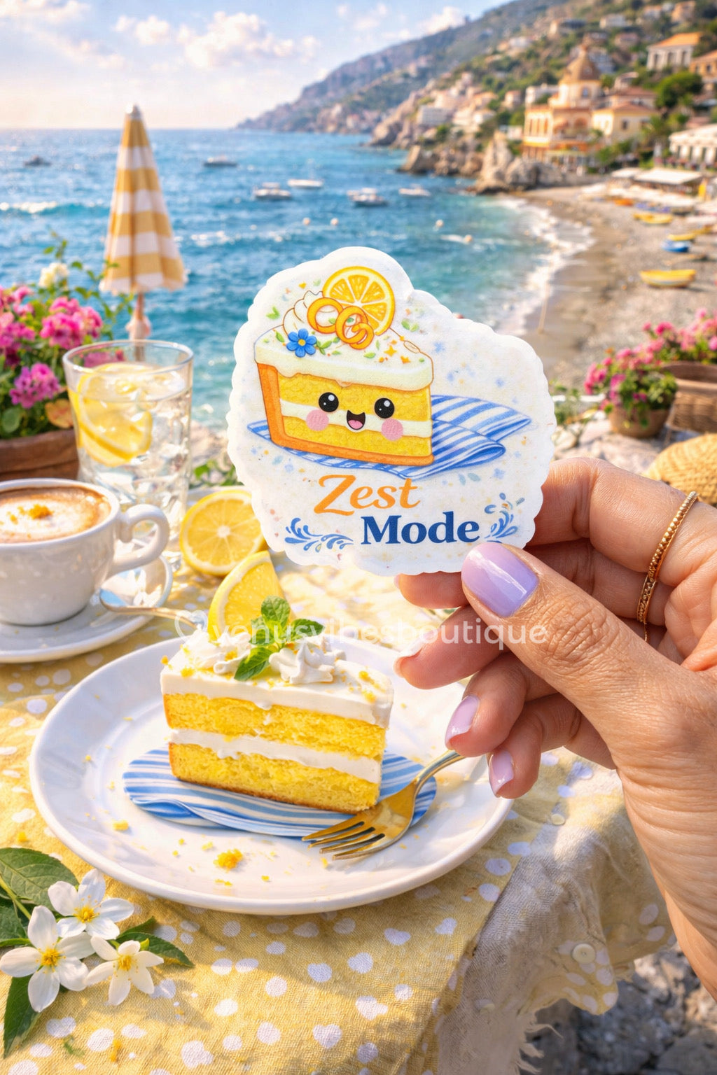Zest Mode Lemon Sticker