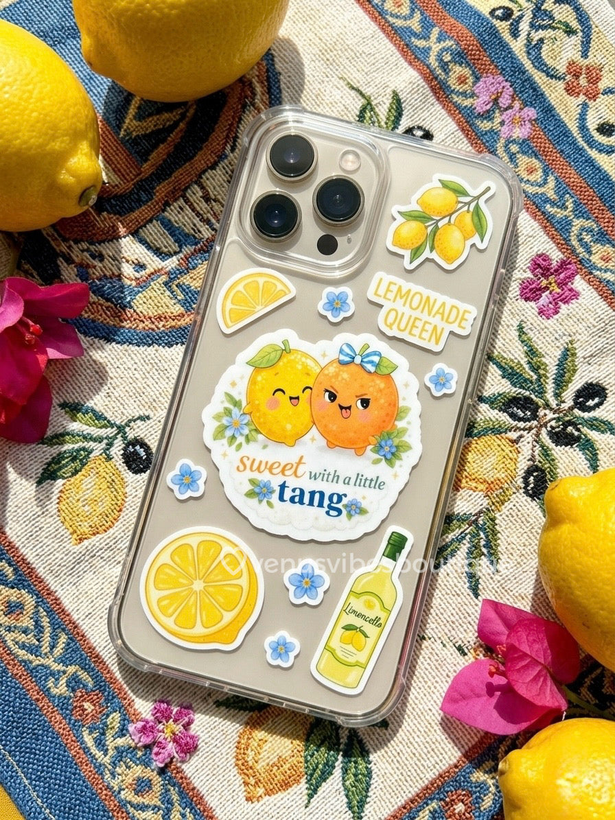 Sweet With a Little Tang Lemon Sticker
