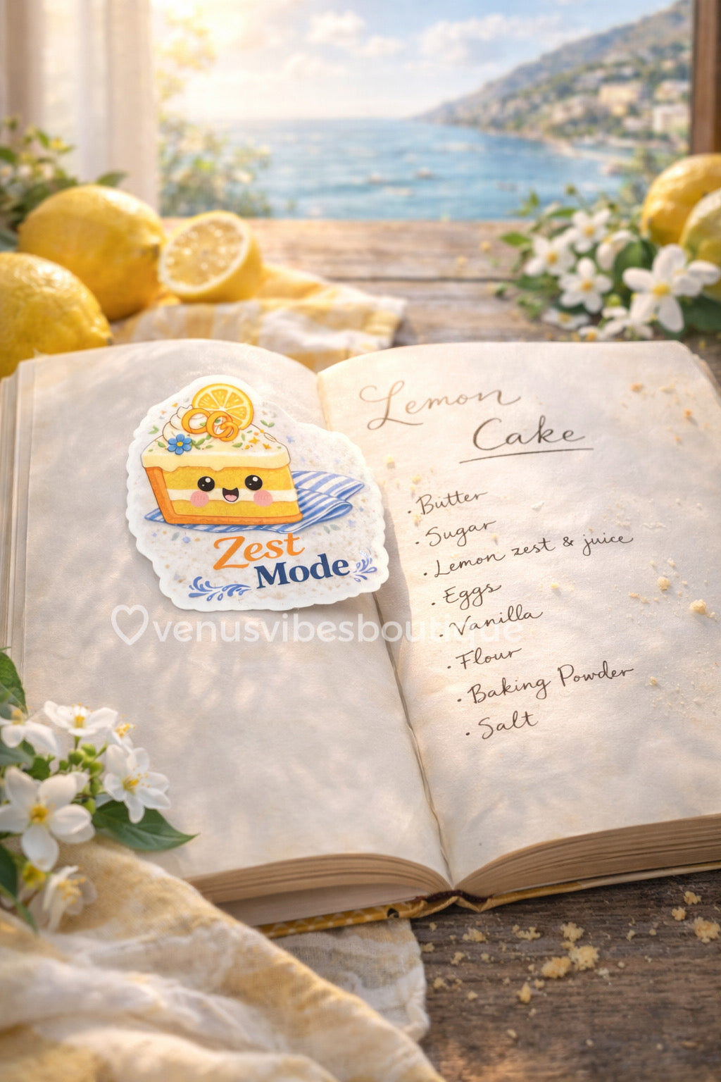 Zest Mode Lemon Sticker